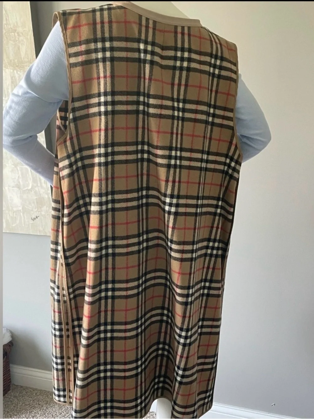 Vintage Burberrys Double Breasted Trench Coat With Removable Wool Nova Liner - Picture 12 of 14